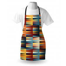 Long Colored Triangles Apron