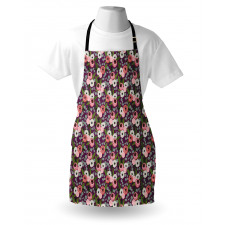 Vibrant Flower Leaves Apron