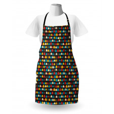 Retro Half Circles Apron