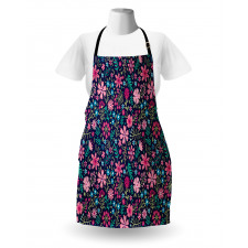 Vibrant Lily Bouquets Apron