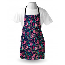 Vibrant Lily Bouquets Apron