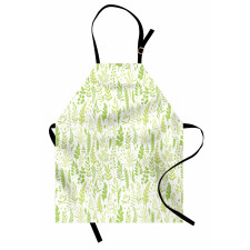 Foliage Pattern Green Shades Apron