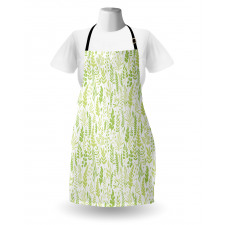 Foliage Pattern Green Shades Apron