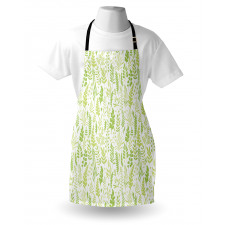 Foliage Pattern Green Shades Apron