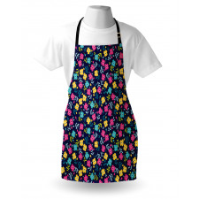 Colorful Summer Blossoms Apron