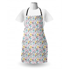 Doodle Art Summer Nature Apron