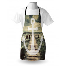 Anchor Ocean Waves Apron