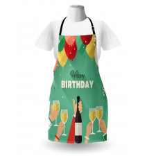 Happy Birthday Greeting Apron