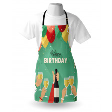 Happy Birthday Greeting Apron