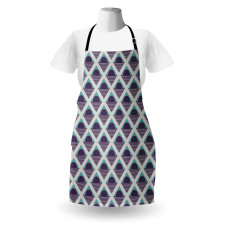 Squares Circles Stripes Apron