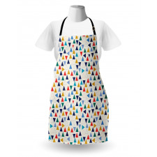 Colorful Simple Triangles Apron