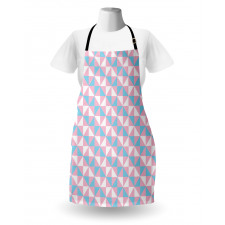 Diagonal Square Shapes Apron