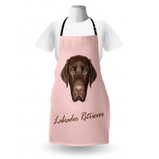 Modern Retriever Portrait Apron