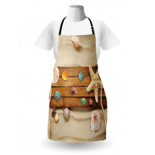 Rustic Board Seashells Apron