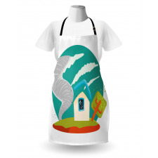 Cartoon Style Whirlwinds Apron