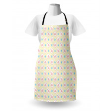 Cartoon Birds with Flowers Apron