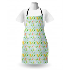 Camels Cactus Tribal Style Apron