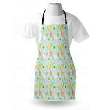 Camels Cactus Tribal Style Apron