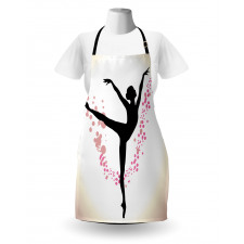 Woman Dancer Color Spots Apron