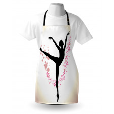 Woman Dancer Color Spots Apron