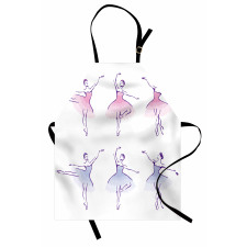 Dancer Women Watercolors Apron