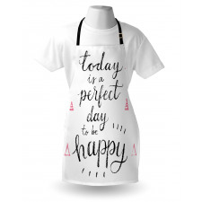 Grunge Inspirational Words Apron