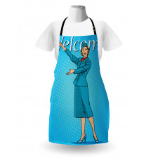 Pop Art Retro Stewardess Apron