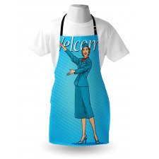 Pop Art Retro Stewardess Apron