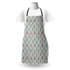 Xmas Season Snowflakes Apron