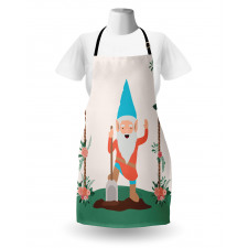 Funny Character in the Garden Apron