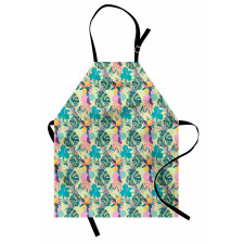 Hawaii Botany Flowers Apron