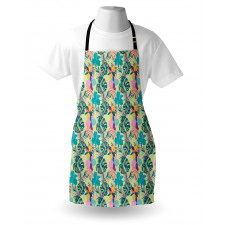 Hawaii Botany Flowers Apron