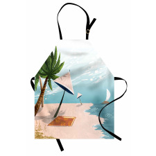 Beach Landscape Paradise Apron