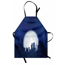 Moon Stars and City Apron