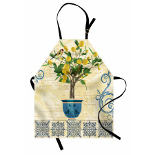 Retro Style Lemon Tree Apron