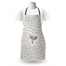 Sketch Forest Animal Pattern Apron