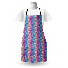 Vertical Colorful Stripes Apron