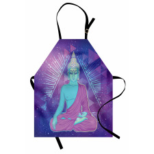 Meditating in Space Apron