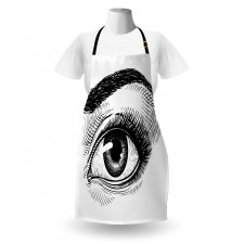 Female Eye Makeup Apron