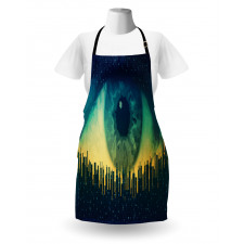 Surveillance Theme Motif Apron