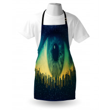 Surveillance Theme Motif Apron