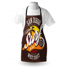 Surf Beach Grunge Design Apron