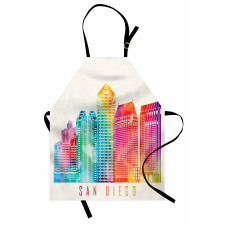 Watercolored Landmarks Apron