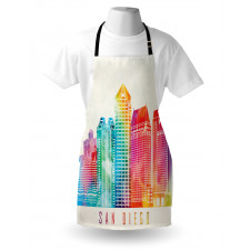 Watercolored Landmarks Apron