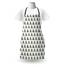 Funky Scottish Terriers Apron