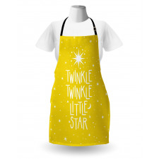 Doodled Stars and Crescent Apron