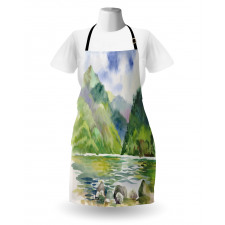 Summer River with Trees Apron