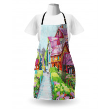 Rural Old Village Houses Apron