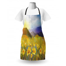 Daisy Blossoming Meadow Apron