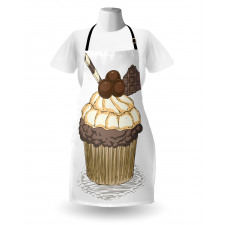 Hand Drawn Chocolate Cake Apron